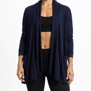 Athleta Dark Blue Open Cardigan